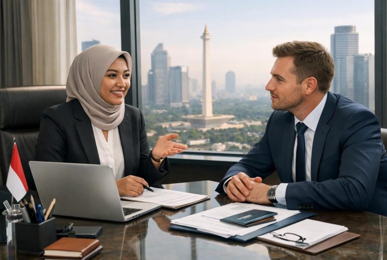 layanan konsultan imigrasi profesional di jakarta yang membantu pengusaha asing dengan proses visa dan izin tinggal untuk kemudahan berbisnis di indonesia.